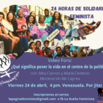 24 horas de solidaridad feminista