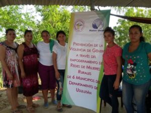 Prevención de la Violencia de Género mediante la Articulación de Redes de Mujeres Rurales, en 6 municipios del Departamento de Usulután.