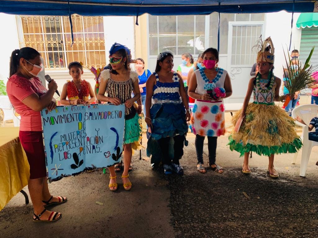 Participación de las mujeres de Santa Lucía, Ishuatán.
