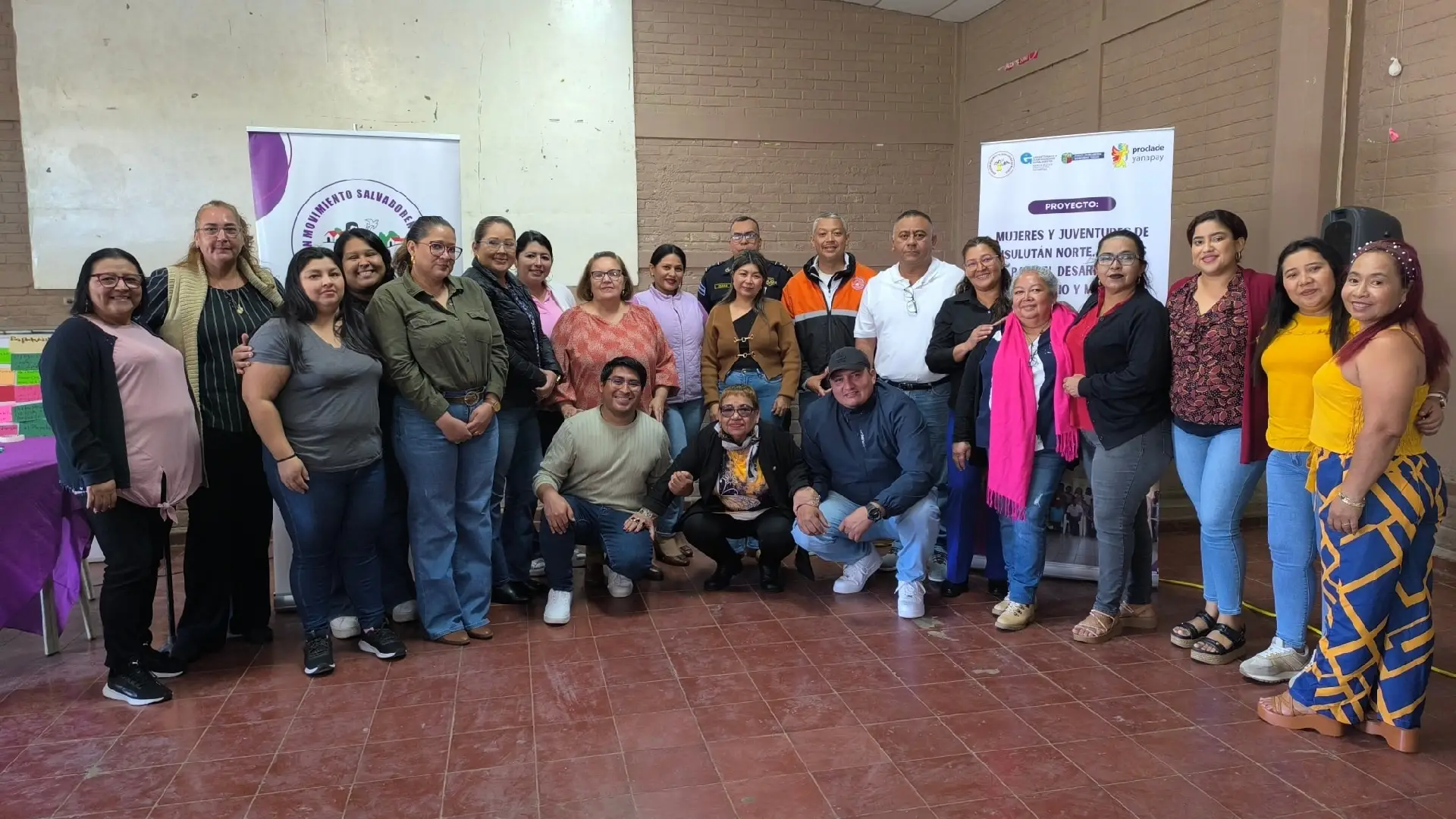 presentación pública del proyecto “Mujeres y Juventudes de Usulután Norte, aliadas para el desarrollo comunitario y municipal”