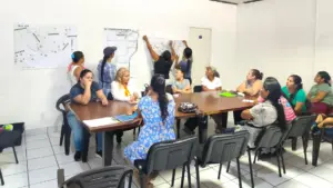 continuamos acompañando el funcionamiento de 24 redes de apoyo comunitarias, impulsando espacios de articulación y participación para la prevención de la violencia contra las mujeres
